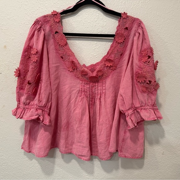 Free people Sophie Cropped Top embroidered - Picture 3 of 8